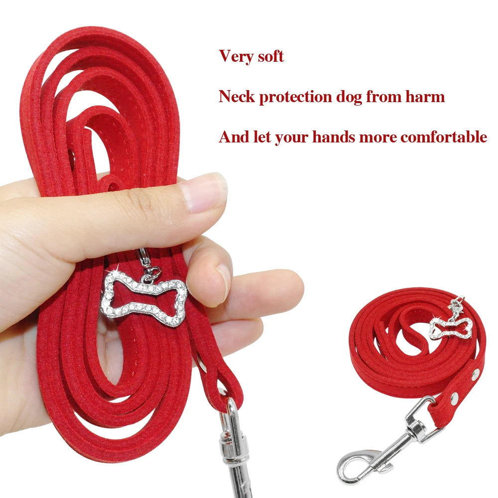 LuxePup™ Suede Leash