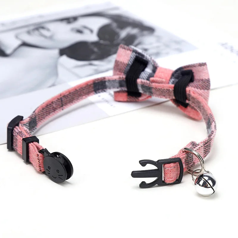 Pet Collar with Bow Tie