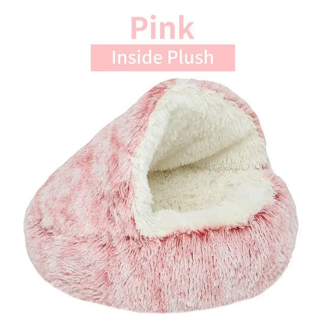 CozyNest™ 2-in-1 Plush Pet Bed
