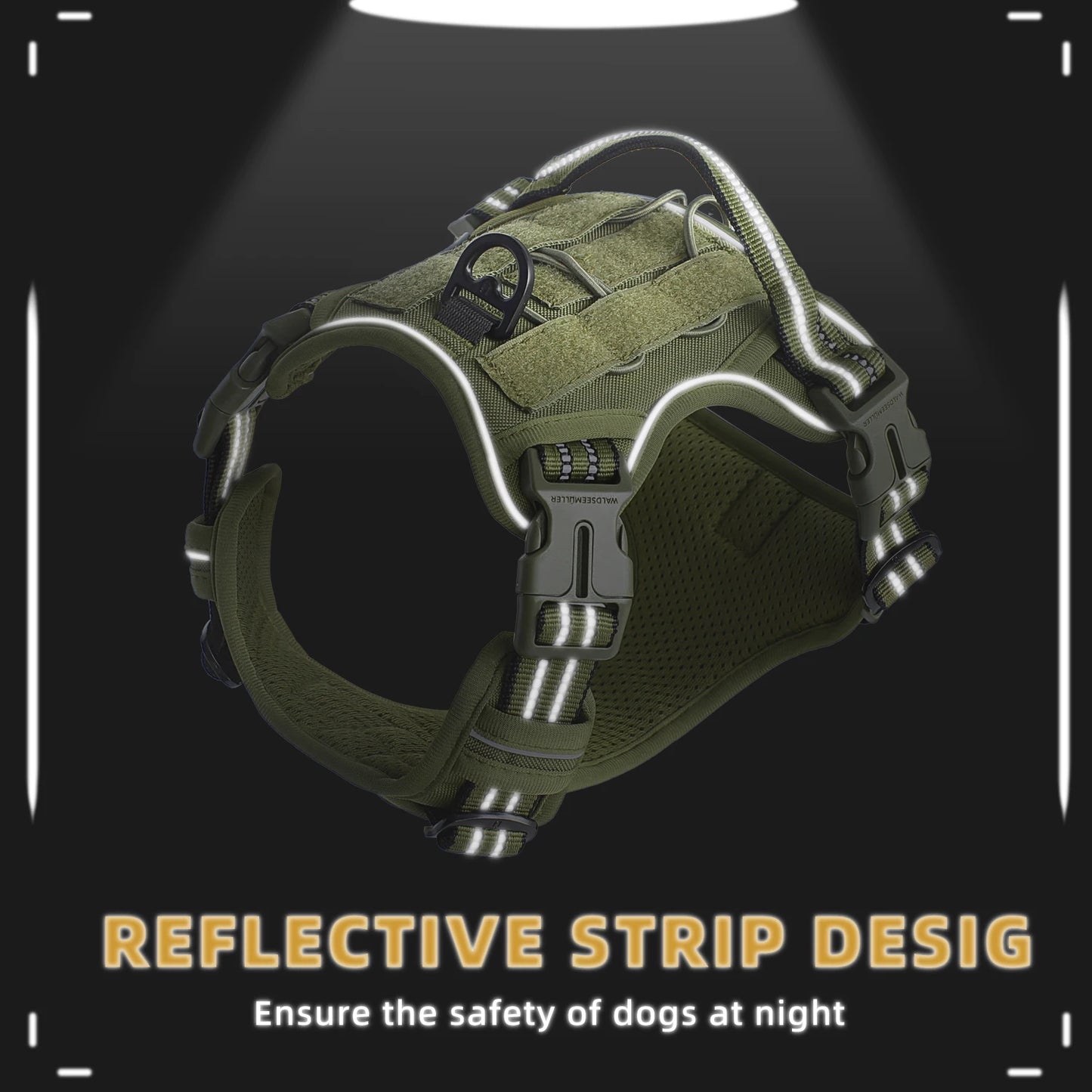 Dog Harness - No Pull Chest Attachment Point