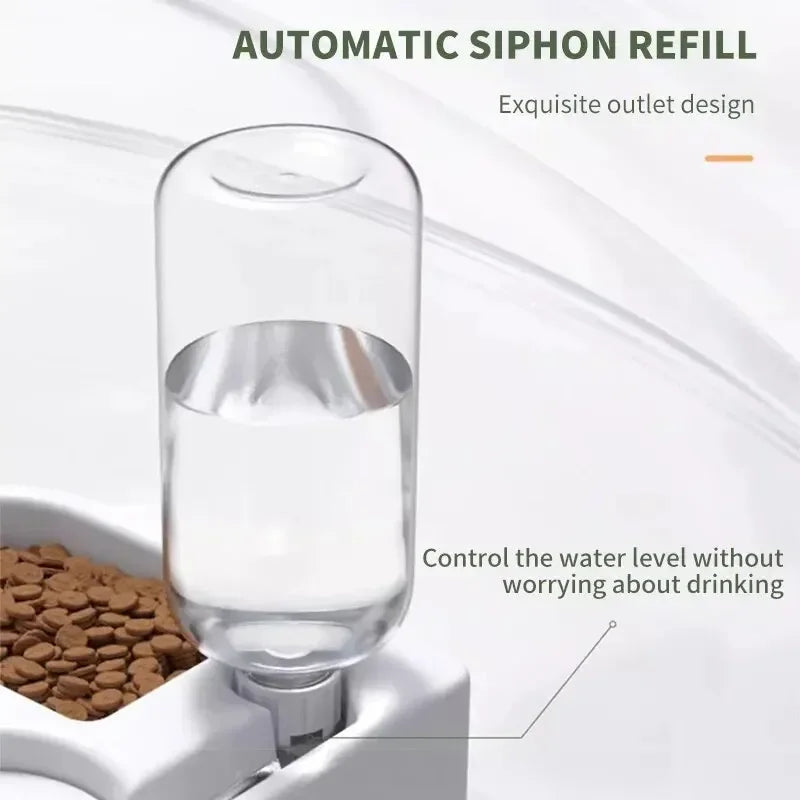HydraPaws Dual Pet Bowl β Automatic Water & Food Feeder