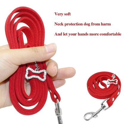 LuxePup™ Suede Leash