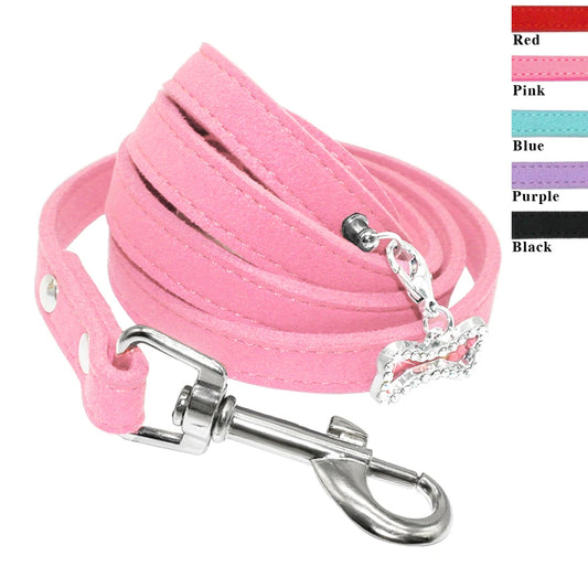 LuxePup™ Suede Leash