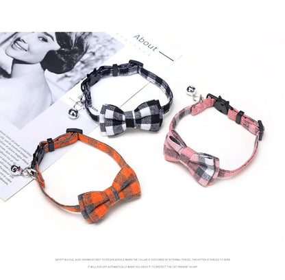 Pet Collar with Bow Tie