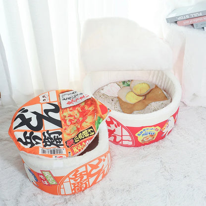 Instant Noodle-Shaped Cat Bed/Nest