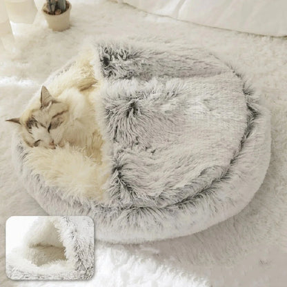CozyNest™ 2-in-1 Plush Pet Bed