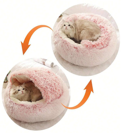 CozyNest™ 2-in-1 Plush Pet Bed
