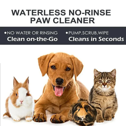 Paw Cleanser Foam - 100ml Waterless Pet Shampoo for Dogs & Cats