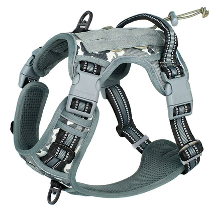 Tactical Dog Harness - No Pull Chest Attachment Point