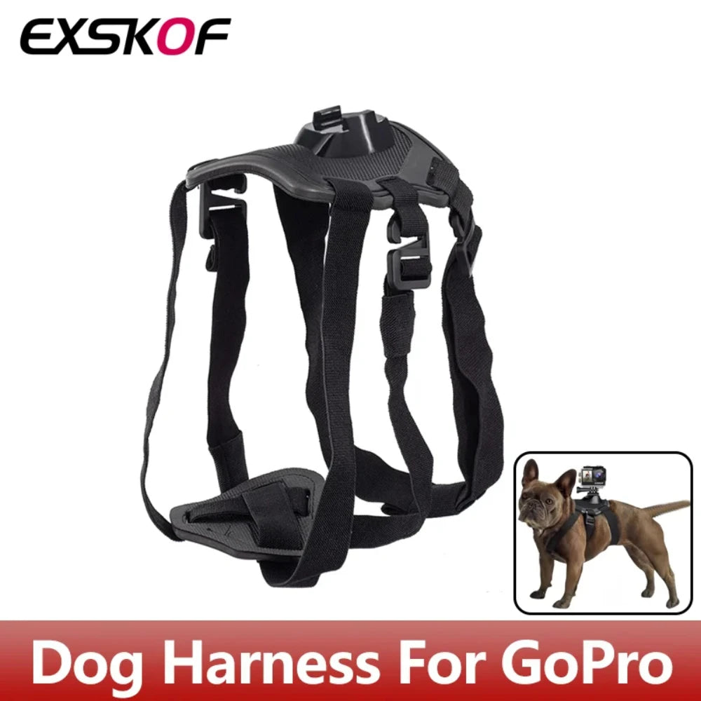 Dog Harness Camera Mount – Adventure Capture Vest for Action Cameras