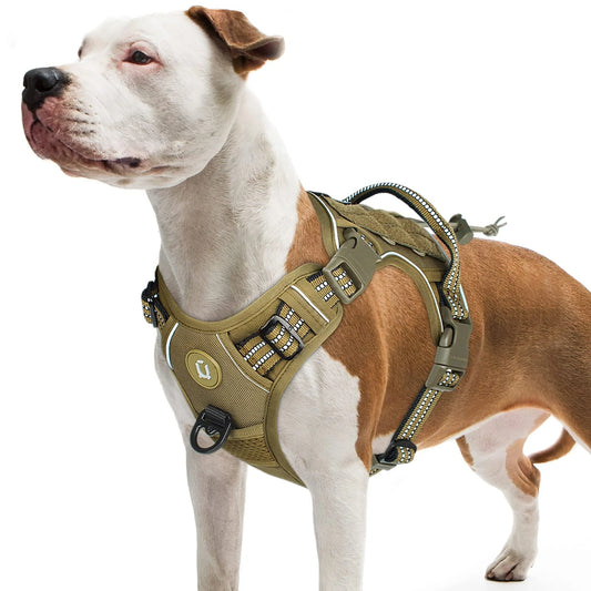 Tactical Dog Harness - No Pull Chest Attachment Point