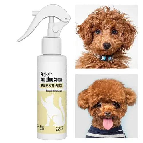 Pet Detangle & Grooming Spray - 120ml for Dogs & Cats