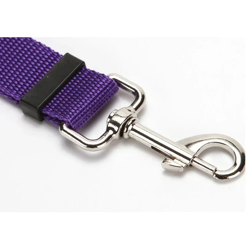 2-in-1 Adjustable Pet Car Seat Belt & Leash