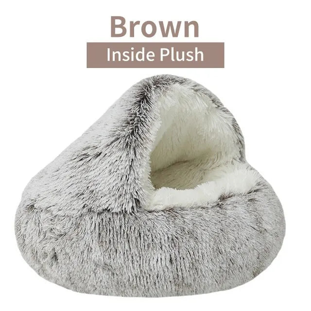 CozyNest™ 2-in-1 Plush Pet Bed