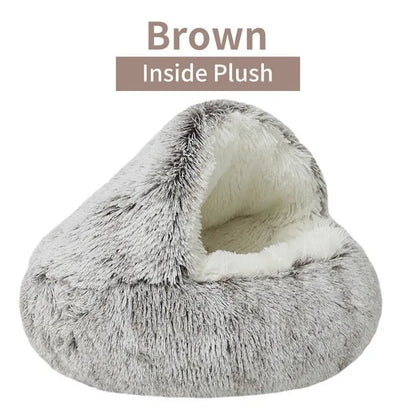 CozyNest™ 2-in-1 Plush Pet Bed