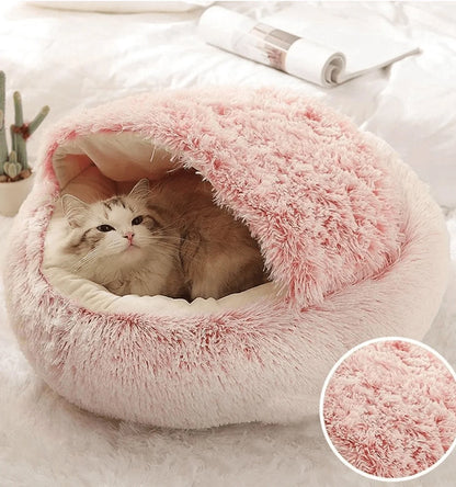 CozyNest™ 2-in-1 Plush Pet Bed