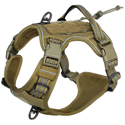 Tactical Dog Harness - No Pull Chest Attachment Point