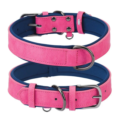 Adjustable Leather Dog Collar