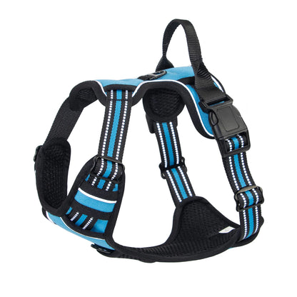 No-Pull Reflective Dog Harness with Front Clip & Easy Control Handle