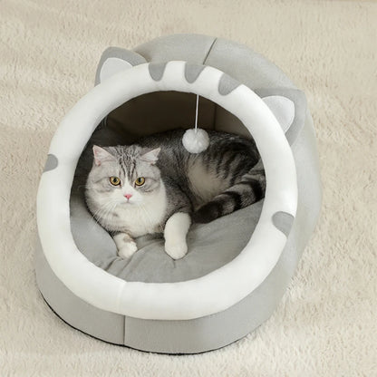 Cozy Cave Pet Bed – Warm & Comfy Hideaway