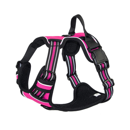 No-Pull Reflective Dog Harness with Front Clip & Easy Control Handle