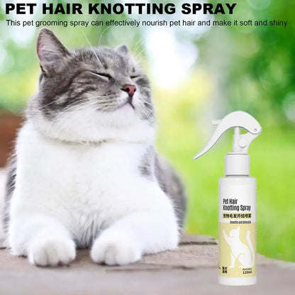 Pet Detangle & Grooming Spray - 120ml for Dogs & Cats