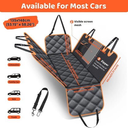 PawGuard Pro Dog Car Hammock