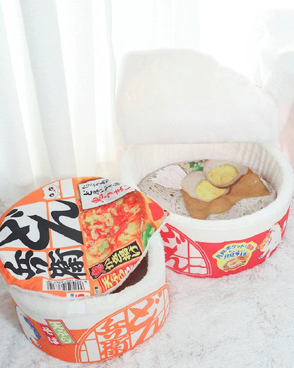 Instant Noodle-Shaped Cat Bed/Nest