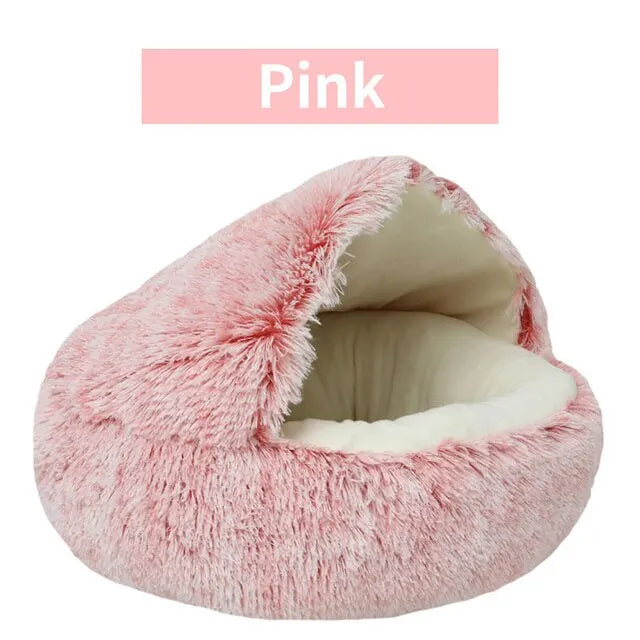 CozyNest™ 2-in-1 Plush Pet Bed