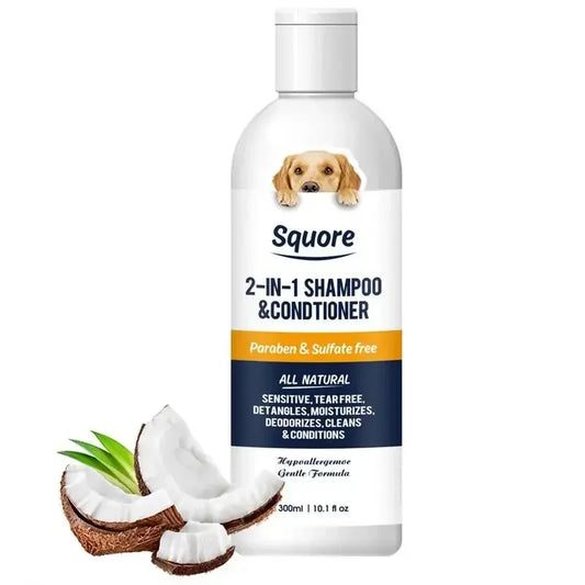 2 in 1 Puppy Shampoo & Conditioner - Moisturizing For Sensitive Skin