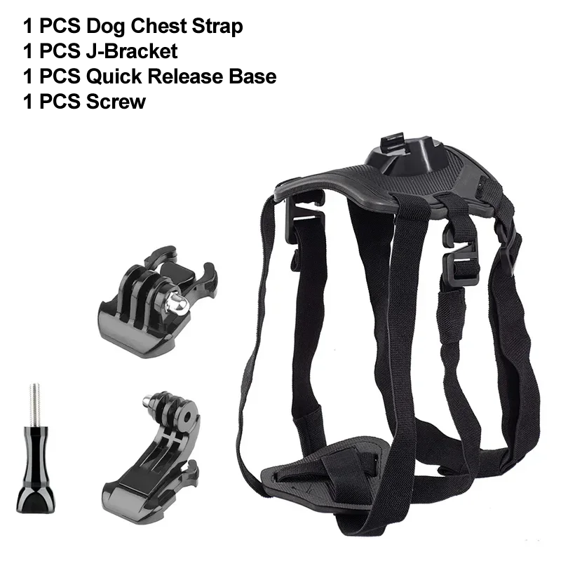 Dog Harness Camera Mount – Adventure Capture Vest for Action Cameras