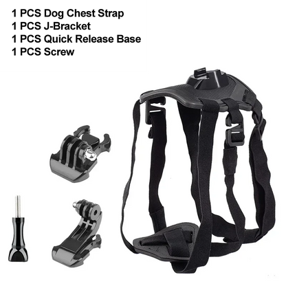 Dog Harness Camera Mount – Adventure Capture Vest for Action Cameras