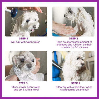 Puppy Care Flea & Tick Shampoo + Conditioner - Itch Relief & Knot Control for Dogs and Cats