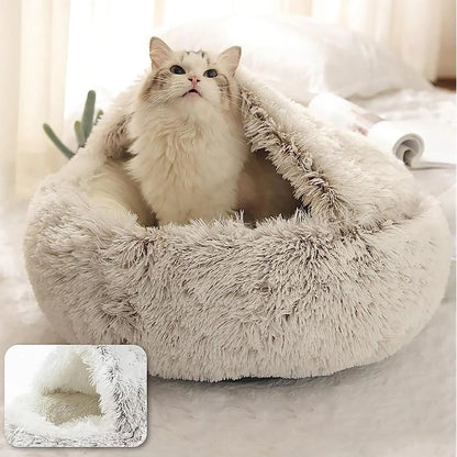 CozyNest™ 2-in-1 Plush Pet Bed