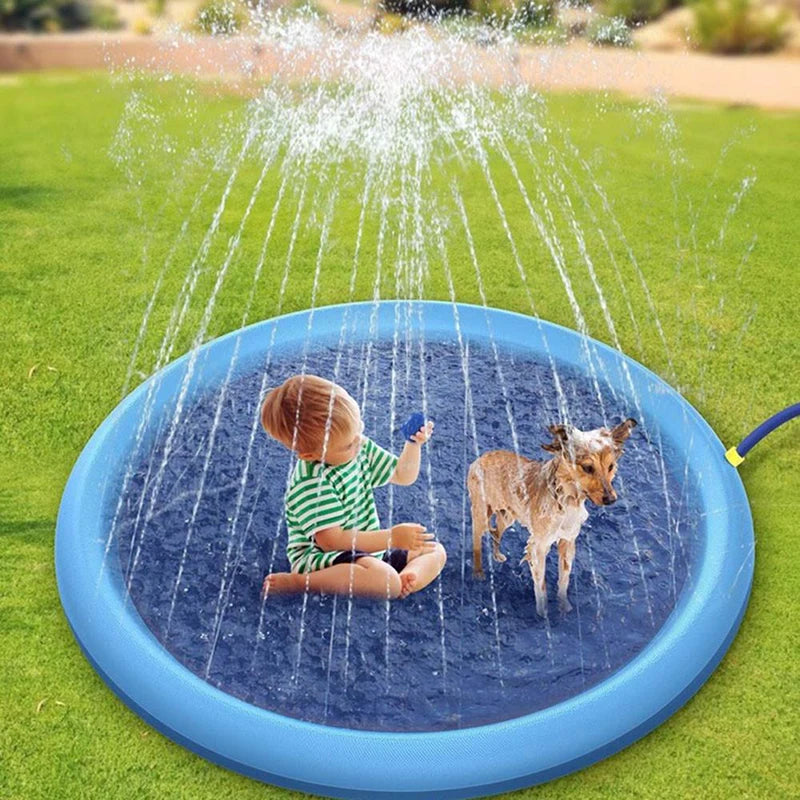 Inflatable Pet Sprinkler Pad – Fun & Refreshing Summer Play! 🐶💦