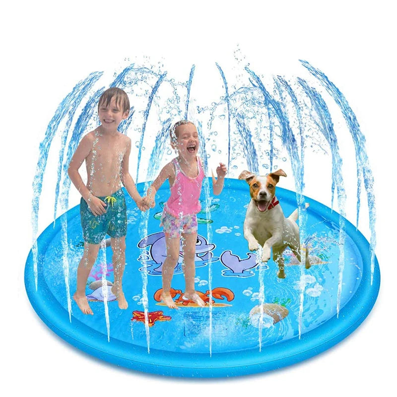 Inflatable Pet Sprinkler Pad – Fun & Refreshing Summer Play! 🐶💦