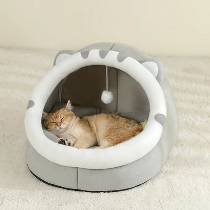 Cozy Cave Pet Bed – Warm & Comfy Hideaway