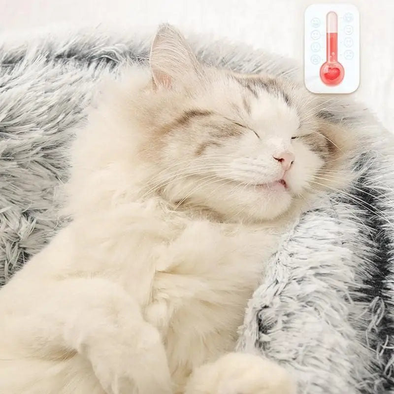 CozyNest™ 2-in-1 Plush Pet Bed