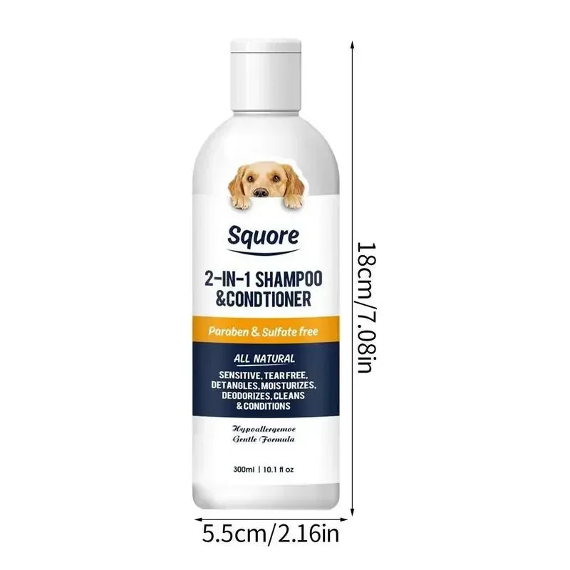 2 in 1 Puppy Shampoo & Conditioner - Moisturizing For Sensitive Skin