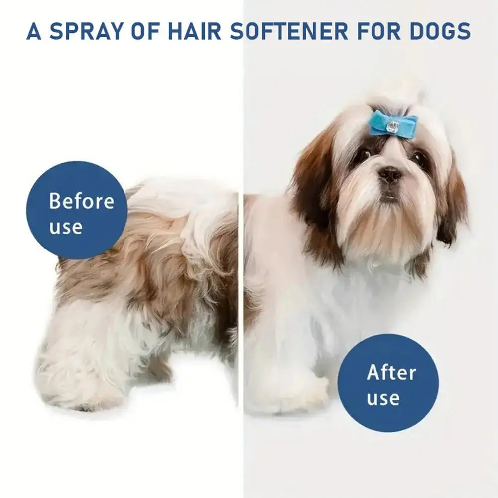 Pet Detangle & Grooming Spray - 120ml for Dogs & Cats