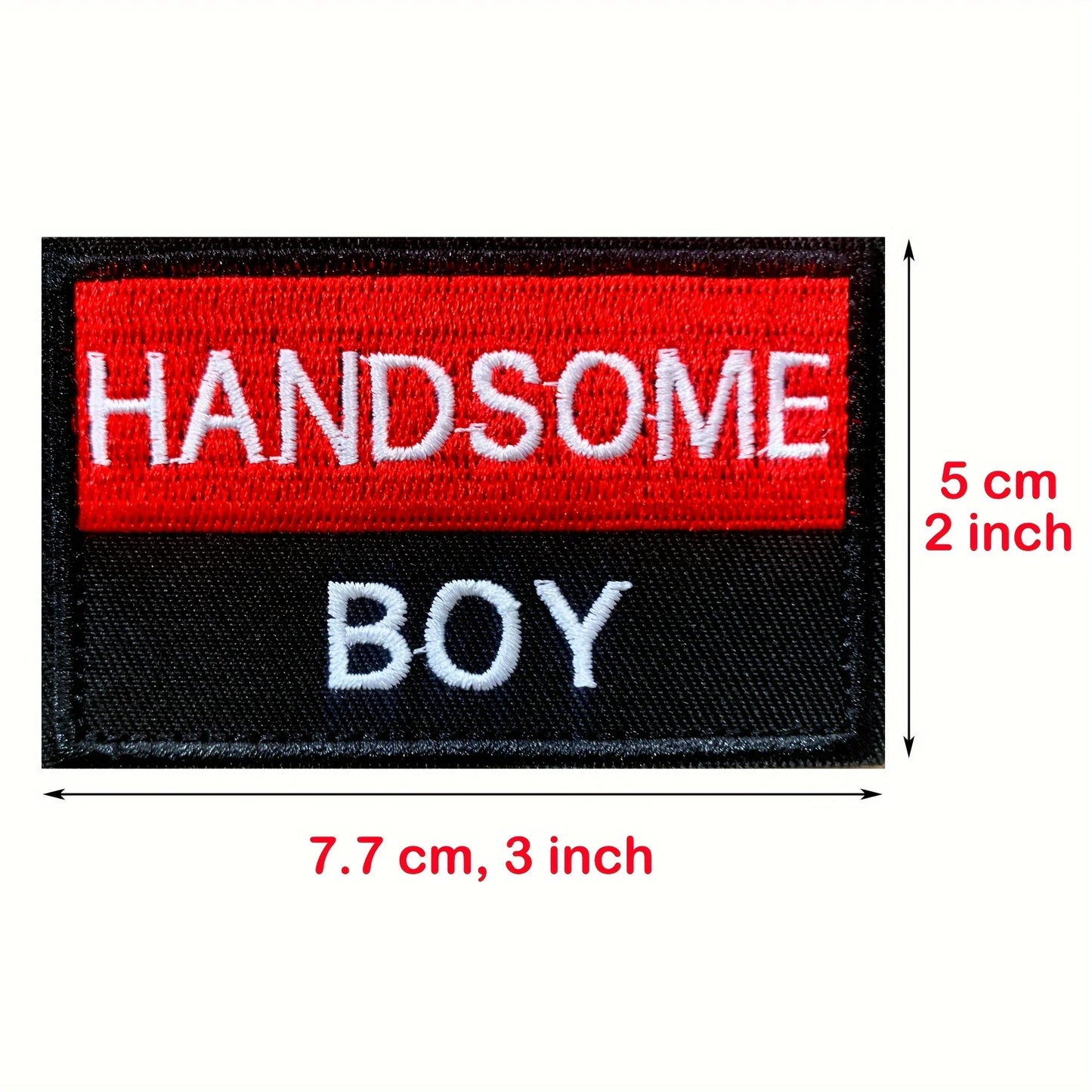 Handsome Boy Velcros Patch For Harness