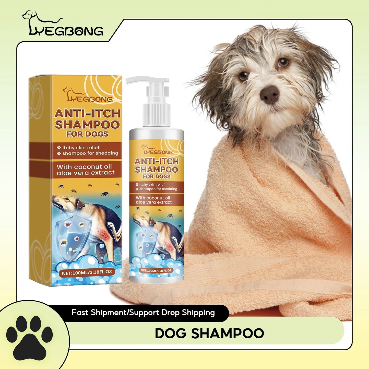 Sensitive Skin Dog Shampoo & Conditioner