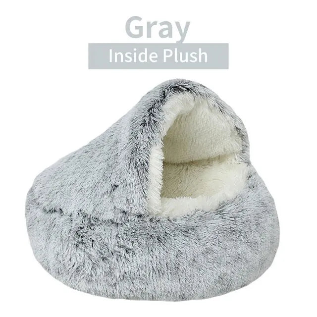 CozyNest™ 2-in-1 Plush Pet Bed