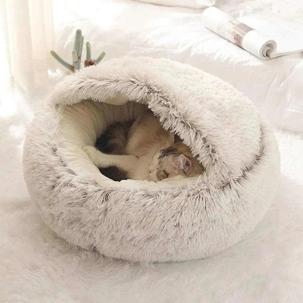 CozyNest™ 2-in-1 Plush Pet Bed
