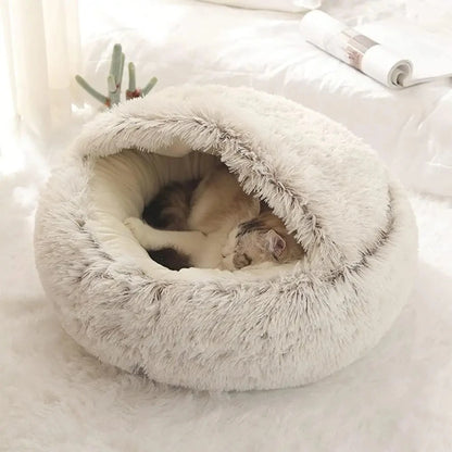 CozyNest™ 2-in-1 Plush Pet Bed