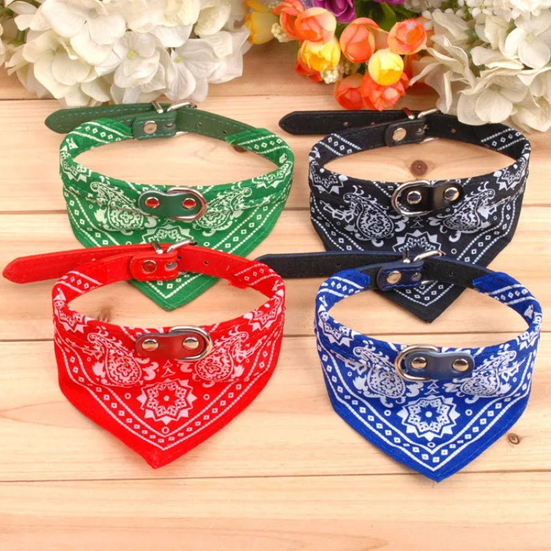 Adjustable Pet Bandana Collar